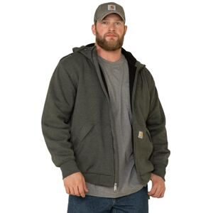 Carhartt Rain Defender Sudadera con Cierre Completa para Hombre con Forro térmico y Ajuste Holgado, Negro (Carbon Heather/Black), M Carhartt Rain Defender Sudadera con Cierre Completa para Hombre con Forro térmico y Ajuste Holgado, Negro (Carbon Heather/Black), M
