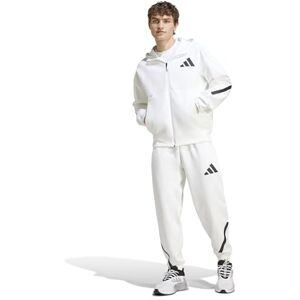 Adidas Z.N.E. Sudadera con Capucha con Cierre Completa, Blanca, pequeña/Alta Adidas Z.N.E. Sudadera con Capucha con Cierre Completa, Blanca, pequeña/Alta