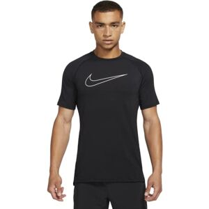 Nike Camiseta Dri-FIT Pro Dri-FIT para hombre, ajustada, de manga corta (negro/blanca, XL) Nike Camiseta Dri-FIT Pro Dri-FIT para hombre, ajustada, de manga corta (negro/blanca, XL)