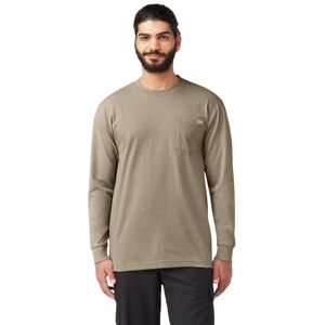 Dickies Cuello Redondo Pesado de Manga Larga Grande y Alto para Hombre, Desert Sand, 3X-Large Dickies Cuello Redondo Pesado de Manga Larga Grande y Alto para Hombre, Desert Sand, 3X-Large