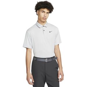 Nike Dri-FIT Tour Polo de golf para hombre, color gris claro, color negro, talla M Nike Dri-FIT Tour Polo de golf para hombre, color gris claro, color negro, talla M