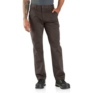 Carhartt B324 Pantalón de Sarga Lavada para Hombre, Café Oscuro, 34W x 36L Carhartt B324 Pantalón de Sarga Lavada para Hombre, Café Oscuro, 34W x 36L
