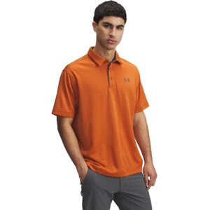 Under Armour Tech Polo de Golf para Hombre, (724) Naranja bruñida/Gris Tono, XX-Large Under Armour Tech Polo de Golf para Hombre, (724) Naranja bruñida/Gris Tono, XX-Large