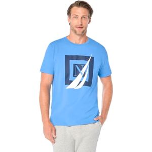 Nautica Playera Estampada de Manga Corta para Hombre, 100% algodón, Serie náutica, Regata, Medium Nautica Playera Estampada de Manga Corta para Hombre, 100% algodón, Serie náutica, Regata, Medium