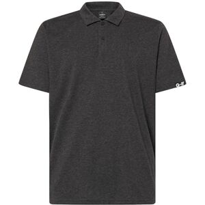 Oakley Polo de transición para Hombre, Gris Oscuro Jaspeado, Gris Oscuro (Dark Grey Heather), Large Oakley Polo de transición para Hombre, Gris Oscuro Jaspeado, Gris Oscuro (Dark Grey Heather), Large