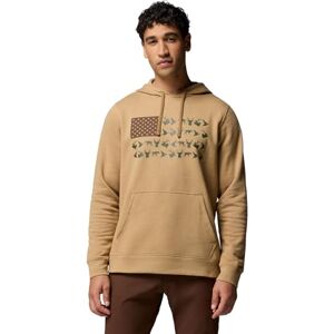 Columbia PHG Game Flag II Sudadera con Capucha para Hombre, Bandera de Caza del Tabaco, Talla M, Bandera de Caza de Tabaco y Sahara, M Columbia PHG Game Flag II Sudadera con Capucha para Hombre, Bandera de Caza del Tabaco, Talla M, Bandera de Caza de Tabaco y Sahara, M