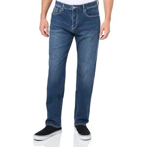 Giorgio Armani Exchange A X J13 Pantalones de Mezclilla de algodón Ajustados para Hombre, Índigo (Indigo Denim), 33 Giorgio Armani Exchange A X J13 Pantalones de Mezclilla de algodón Ajustados para Hombre, Índigo (Indigo Denim), 33