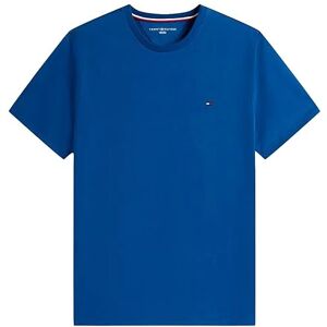 Tommy Hilfiger playera de cuello redondo para hombre, ajuste clásico, manga corta, color liso, Hervidor Azul, Small Tommy Hilfiger playera de cuello redondo para hombre, ajuste clásico, manga corta, color liso, Hervidor Azul, Small