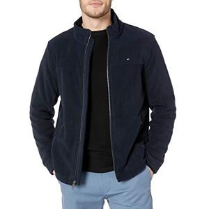 Tommy Hilfiger chamarra de forro polar clásica con cierre frontal para hombre, marino, X-Large Tommy Hilfiger chamarra de forro polar clásica con cierre frontal para hombre, marino, X-Large