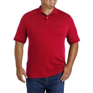 Nautica Polo de Manga Corta para Hombre (algodón Suave) Corte Regular , diseño clásico, Rojo náutico, XXLT Alto Nautica Polo de Manga Corta para Hombre (algodón Suave) Corte Regular , diseño clásico, Rojo náutico, XXLT Alto