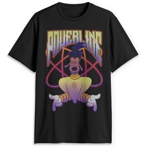 Disney Mickey Mouse & Pluto Back land World Playera Divertida para Hombre y Adulto, Negro, M Disney Mickey Mouse & Pluto Back land World Playera Divertida para Hombre y Adulto, Negro, M