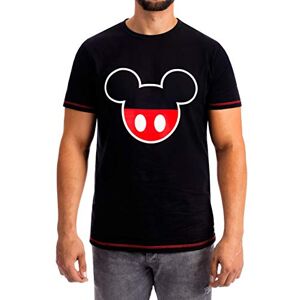 Disney Camiseta para Hombre Mickey Mouse Nero XX-Large Disney Camiseta para Hombre Mickey Mouse Nero XX-Large