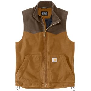 Carhartt Montana Rugged Flex Duck Chaleco de ajuste relajado para hombre, Brown/Coffee, XX-Large Carhartt Montana Rugged Flex Duck Chaleco de ajuste relajado para hombre, Brown/Coffee, XX-Large