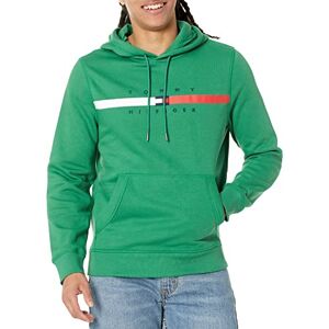 Tommy Hilfiger Sudadera con Capucha para Hombre, Echos de Verde, Small Tommy Hilfiger Sudadera con Capucha para Hombre, Echos de Verde, Small