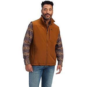 ARIAT Chaleco con logotipo Softshell 2.0 para hombre, Castaño, X-Large ARIAT Chaleco con logotipo Softshell 2.0 para hombre, Castaño, X-Large