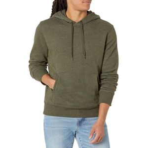 Amazon Essentials Sudadera de forro polar con capucha para hombre (disponible en tallas grandes y altas), color verde oliva jaspeado, talla CH Amazon Essentials Sudadera de forro polar con capucha para hombre (disponible en tallas grandes y altas), color verde oliva jaspeado, talla CH