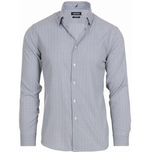 Nautica Camisas de vestir para hombre, de manga larga, tela de poliéster sin arrugas, elástico en 4 direcciones, A cuandros negros, 16"-16.5" Neck 34"-35" Sleeve Nautica Camisas de vestir para hombre, de manga larga, tela de poliéster sin arrugas, elástico en 4 direcciones, A cuandros negros, 16"-16.5" Neck 34"-35" Sleeve