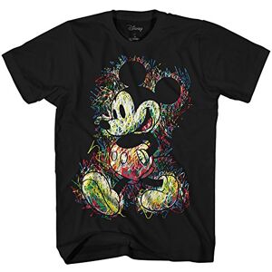 Disney Camiseta de Mickey Mouse Scribbles Land World, divertida, divertida, gráfica, para hombre, adulto Disney Camiseta de Mickey Mouse Scribbles Land World, divertida, divertida, gráfica, para hombre, adulto
