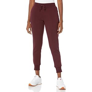 Amazon Essentials Pantalón deportivo de forro polar de rizo francés para mujer (disponible en tallas grandes), color burdeos, talla CH Amazon Essentials Pantalón deportivo de forro polar de rizo francés para mujer (disponible en tallas grandes), color burdeos, talla CH