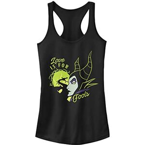 Disney Camiseta de Tirantes para Mujer, diseño de Villanos a los tontos, Corte Ajustado, Dobladillo Redondo, Espalda Cruzada, Negro, S Disney Camiseta de Tirantes para Mujer, diseño de Villanos a los tontos, Corte Ajustado, Dobladillo Redondo, Espalda Cruzada, Negro, S