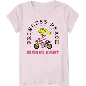 Nintendo playera de manga corta para niñas de Princess Peach Mario, Zelda, Kirby, Princess Peach and Donkey Kong, Rosa claro, Large Nintendo playera de manga corta para niñas de Princess Peach Mario, Zelda, Kirby, Princess Peach and Donkey Kong, Rosa claro, Large