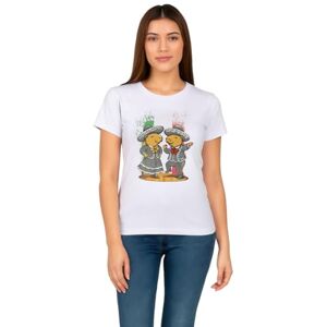 Aditivo Playera Estampada de Mujer, Diseño Mexicano Fiestas Patrias, Blusa de Manga Corta Cómoda y Casual con Colores Nitidos y Duraderos. (MX/US, Alfa, Mediano, Regular, Regular, Blanco) Aditivo Playera Estampada de Mujer, Diseño Mexicano Fiestas Patrias, Blusa de Manga Corta Cómoda y Casual con Colores Nitidos y Duraderos. (MX/US, Alfa, Mediano, Regular, Regular, Blanco)