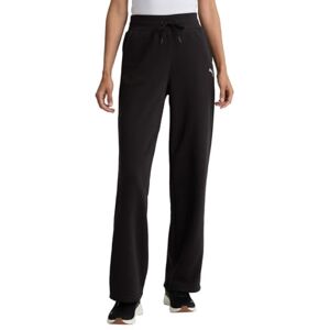 PUMA Pantalones deportivos de forro polar para mujer, con piernas rectas, para invierno, Negro -, L PUMA Pantalones deportivos de forro polar para mujer, con piernas rectas, para invierno, Negro -, L