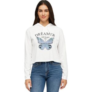 Aditivo Sudadera de Mujer, Color Hueso con Estampado Cool, Cómoda y Juvenil. (MX/US, Alfa, Mediano, Regular, Regular, Blanco/Azul) Aditivo Sudadera de Mujer, Color Hueso con Estampado Cool, Cómoda y Juvenil. (MX/US, Alfa, Mediano, Regular, Regular, Blanco/Azul)