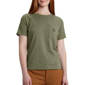 Carhartt 107391 Playera Ligera de Manga Corta para Mujer, Ajuste Relajado para Mujer, Talla S, Oliva Jaspeado Polvo, Large Carhartt 107391 Playera Ligera de Manga Corta para Mujer, Ajuste Relajado para Mujer, Talla S, Oliva Jaspeado Polvo, Large