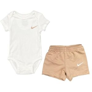 Nike Essentials Conjunto de traje de 2 piezas para body y pantalones cortos Nike Essentials Conjunto de traje de 2 piezas para body y pantalones cortos