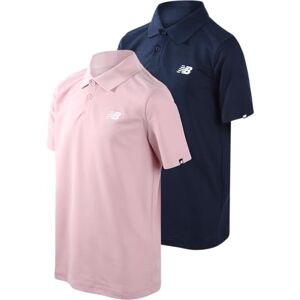 New Balance Boys' Polo T-Shirt 2 Pack Short Sleeve Dry Fit School Uniform Shirt Performance Collared Golf Shirt (8-20), Size 1820, NavyPink New Balance Boys' Polo T-Shirt 2 Pack Short Sleeve Dry Fit School Uniform Shirt Performance Collared Golf Shirt (8-20), Size 1820, NavyPink