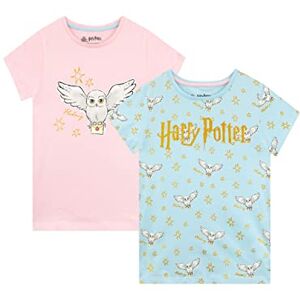 Harry Potter Camiseta de Hedwig para Niñas Paquete de 2 Top de Manga Corta para Infantiles Paquete de Dos Multicolor 14 Harry Potter Camiseta de Hedwig para Niñas Paquete de 2 Top de Manga Corta para Infantiles Paquete de Dos Multicolor 14