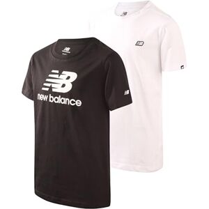 New Balance Boys' T-Shirt 2 Pack Cotton T-Shirt for Boys Kids Youth Crewneck Short Sleeve Shirt (8-20), Size 8, White/Black New Balance Boys' T-Shirt 2 Pack Cotton T-Shirt for Boys Kids Youth Crewneck Short Sleeve Shirt (8-20), Size 8, White/Black