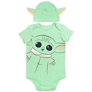 Star Wars The Mandalorian Baby Yoda Baby Boys Cosplay Bodysuit Hat Set 0-3 Months Star Wars The Mandalorian Baby Yoda Baby Boys Cosplay Bodysuit Hat Set 0-3 Months