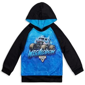 Monster Cable Trucks Megalodon Big Boys Fleece Hoodie Black/Blue 10-12 Monster Cable Trucks Megalodon Big Boys Fleece Hoodie Black/Blue 10-12