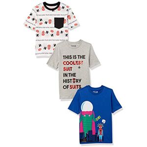 Amazon Essentials Disney Star Wars Camisetas de manga corta para niños(anteriormente Spotted Zebra), paquete de 3, blanco/gris/azul, Marvel Spider-Man, XS Amazon Essentials Disney Star Wars Camisetas de manga corta para niños(anteriormente Spotted Zebra), paquete de 3, blanco/gris/azul, Marvel Spider-Man, XS