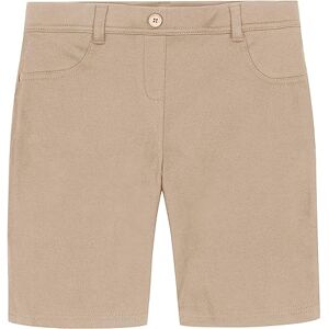 Nautica Bermudas de Uniforme Escolar para niñas, Ajuste sin Tirar, Material elástico, botón de imitación y Bolsillos funcionales, Punto Caqui, 6 Nautica Bermudas de Uniforme Escolar para niñas, Ajuste sin Tirar, Material elástico, botón de imitación y Bolsillos funcionales, Punto Caqui, 6