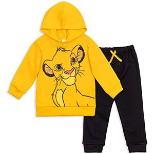 Disney Lion King Simba Infant Baby Boys Fleece Pullover Hoodie and Pants Outfit Set Yellow/Black 18 Months Disney Lion King Simba Infant Baby Boys Fleece Pullover Hoodie and Pants Outfit Set Yellow/Black 18 Months