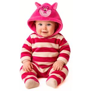 Disney Mameluco para Bebé con Gorro Bordado Cheshire Garo Alicia en el Pais de Las Maravillas Talla 12 Meses Disney Mameluco para Bebé con Gorro Bordado Cheshire Garo Alicia en el Pais de Las Maravillas Talla 12 Meses