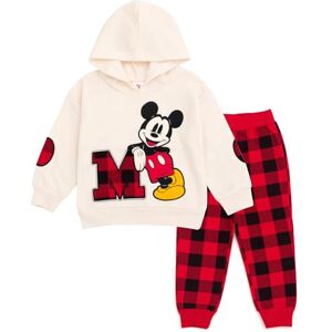 Disney Mickey Mouse Little Boys Fleece Pullover Hoodie and Jogger Pants Outfit Set White/Red/Black 7-8 Disney Mickey Mouse Little Boys Fleece Pullover Hoodie and Jogger Pants Outfit Set White/Red/Black 7-8