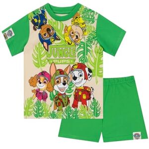 Paw Patrol Pijama Patrulla Canina Pijama Corto Niño Pijama para Niños Pijamas Niño Verano Verde 4 Paw Patrol Pijama Patrulla Canina Pijama Corto Niño Pijama para Niños Pijamas Niño Verano Verde 4