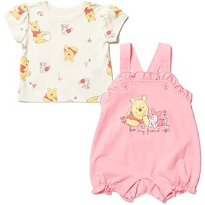 Disney Minnie Mouse Winnie the Pooh Overol corto de rizo franc s para beb s y ni as, Winnie the Pooh, Rosa / Blanco, 0-3 meses Disney Minnie Mouse Winnie the Pooh Overol corto de rizo franc s para beb s y ni as, Winnie the Pooh, Rosa / Blanco, 0-3 meses