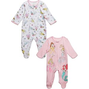 Disney Baby Girls Paquete de 2 cremalleras Sleep N' Plays para recién nacidos (recién nacidos 24 meses), Princesa/Rosa, 0-3 meses Disney Baby Girls Paquete de 2 cremalleras Sleep N' Plays para recién nacidos (recién nacidos 24 meses), Princesa/Rosa, 0-3 meses