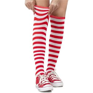 Dress Up America Calcetines de rayas rojas y blancas para niños Medias de algodón a rayas hasta la rodilla para niños y niñas Calcetines rojos y blancos para disfraces y uso diario Dress Up America Calcetines de rayas rojas y blancas para niños Medias de algodón a rayas hasta la rodilla para niños y niñas Calcetines rojos y blancos para disfraces y uso diario