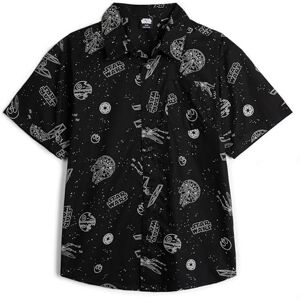 Star Wars Millennium Falcon TIE Fighter X-Wing Resistance Toddler Boys Button Down Shirt Black 2T Star Wars Millennium Falcon TIE Fighter X-Wing Resistance Toddler Boys Button Down Shirt Black 2T