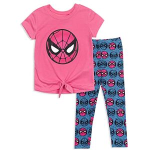 Marvel Avengers Spider-Man Toddler Girls Graphic T-Shirt & Leggings Pink/Purple 5T Marvel Avengers Spider-Man Toddler Girls Graphic T-Shirt & Leggings Pink/Purple 5T