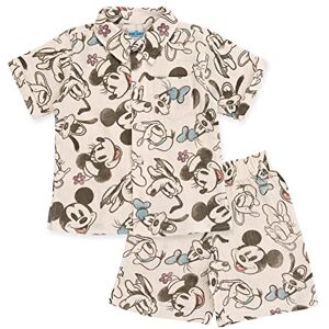 Disney Mickey Mouse Newborn Baby Boys Button Down Shirt and Shorts Gray 0-3 Months Disney Mickey Mouse Newborn Baby Boys Button Down Shirt and Shorts Gray 0-3 Months
