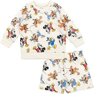 Disney Mickey Mouse Winnie the Pooh Lion King Toy Story Jack Skellington Sudadera y pantalones cortos de rizo francés para recién nacido a niño grande, Blanco, 4 Años Disney Mickey Mouse Winnie the Pooh Lion King Toy Story Jack Skellington Sudadera y pantalones cortos de rizo francés para recién nacido a niño grande, Blanco, 4 Años
