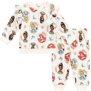 Disney Princess Minnie Mouse Winnie the Pooh The Aristocats Conjunto de sudadera y pantalones de forro polar para recién nacidos a niños grandes, Princesa/Blanco, 4 Años Disney Princess Minnie Mouse Winnie the Pooh The Aristocats Conjunto de sudadera y pantalones de forro polar para recién nacidos a niños grandes, Princesa/Blanco, 4 Años