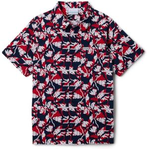 Columbia Rapid Rivers Camisa de Manga Corta para niño, Collegiate Navy Vined, Small Columbia Rapid Rivers Camisa de Manga Corta para niño, Collegiate Navy Vined, Small